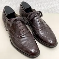 【良品✨️】大塚製靴 EPSOM フルブローグ ダークブラウン 25.5EE 革靴