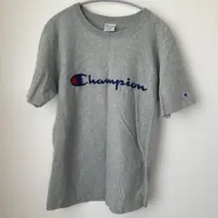 即日発送‼️チャンピオン Tシャツ メンズ L グレー ロゴTシャツ カジュアル