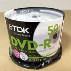 TDK DVD-R DR47PC50PA  4.7GB 50枚