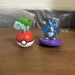 ￼ポケモンマクドナルドハッピーセット￼メガリザードンX￼￼、フシギダネ