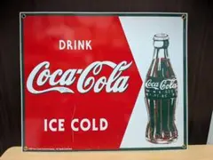 コカコーラ ホーロー加工 スチール 看板 雑貨 ペニージャパン