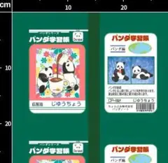 パネル生地 学習帳　パンダ　リアル　パッケージ　ユニーク　生地　パネル