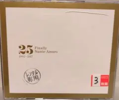 25 Finally Namie Amuro 3枚組 安室奈美恵 レンタル版CD