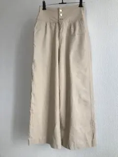 【未使用品】 ELVENCE DEUXワイドリネンパンツ