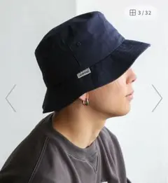 コカゲル　バケットハット　ブラック 56.5-58cm