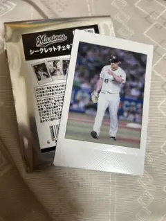 千葉ロッテマリーンズ　鈴木投手　チェキ