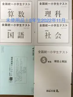 【未使用品】全国統一小学生テスト5年生