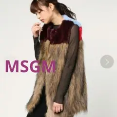☆希少☆美品/MSGM エコファーベスト
