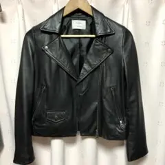 STUDIOUS ラムレザーライダース