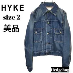 【美品】HYKE ハイク デニム ジャケット Gジャン レディース M