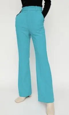 SLY Wジョーゼットパンツ ターコイズブルー新品!
