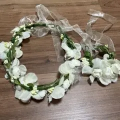 お値下げ！花かんむり　結婚式セット