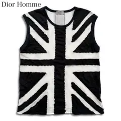06SS Dior Homme Union Jack Mesh Tank Top