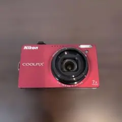 4778 Nikon COOLPIX S6000 レッド ジャンク デジカメ
