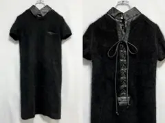 Sacai Luck ♦ AW レースアップ ミニ ワンピース タイト