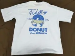 メンズTシャツ Walking Donut ホワイト LL UVカット 吸水速乾