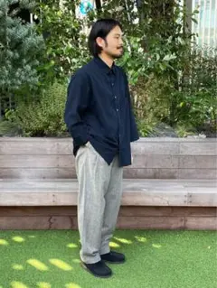 confect コットンラミー7分袖シャツ