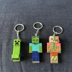 Minecraft マイクラ フィギュアキーチェーン 3種セット