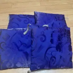 高級　座卓敷　小座布団 4枚セット