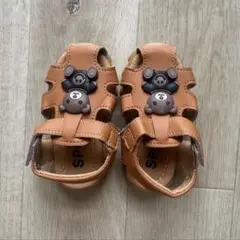 クマデザイン レザーサンダル