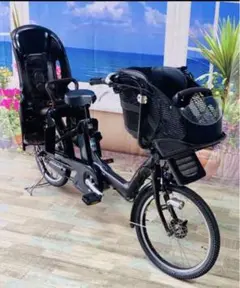 3446 電動自転車ブリヂストン子供のせ 20インチ 超高性能バッテリー