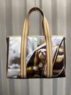 アニヤハインドマーチ バッグ 犬 キャバリア