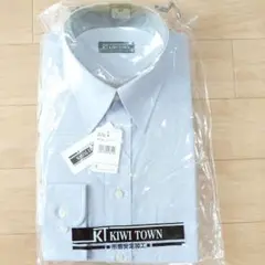 『新品』KIWI TOWN 水色 ワイシャツ Mサイズ