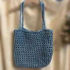 ハンドメイド メッシュトートバッグ