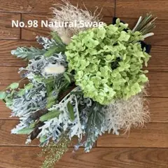 No.97 お値下げ‼️アナベル とスモークツリーの爽やかスワッグ
