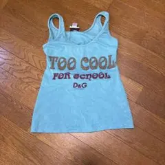 D&G タンクトップ XS ターコイズブルー