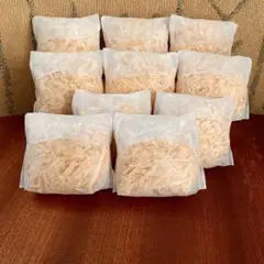 ♤31 削りたてをお届けします 国産 ヒノキチップ 香り袋 おがくず10袋