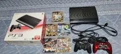 PS3 (CECH-4000C) 500GB コントローラー2個 ゲーム5本