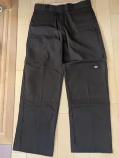 Dickies ワークパンツ 34X32 ダークブラウン 85283