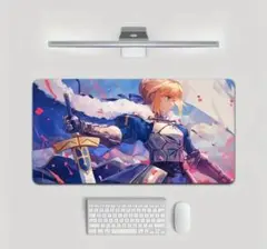 セイバー マウスパッド デスクマット プレイマット