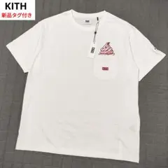 【新品タグ付き】KITH　半袖Tシャツ　日本限定　アイスクリーム　ホワイト　XL