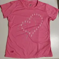 New Balance ピンク Tシャツ Mサイズ