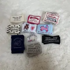 ハンドメイド タグ 布 10種類