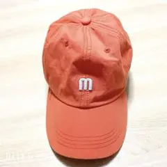 オレンジ キャップ コットン100% 深め