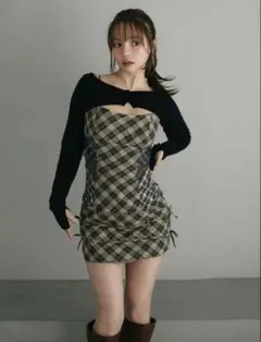 アンドマリー andmary Aine set mini dress