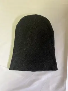 古着屋購入　ニット帽　ビーニー　グレー
