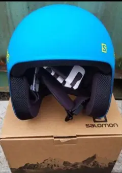 a 新品タグ付き 未使用保管品 SALOMON サロモン FIS対応 ヘルメット