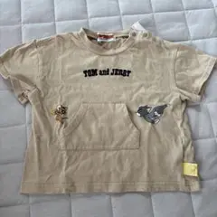 トムとジェリー Tシャツ 90cm ベージュ