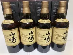サントリー シングルモルト ウイスキー 山崎 12年 700ml 4本セット