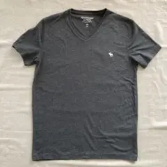 Abercrombie & Fitch グレー Vネック Tシャツ XS
