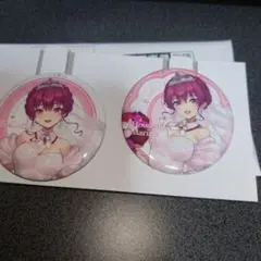 ホロライブ 一番くじ 宝鐘マリン 缶バッジ
