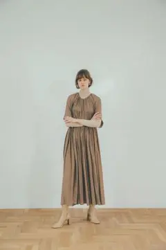 【CLANE】DOUBLE FACE TIERED ONE PIECE