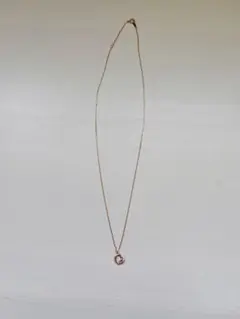 K10 ピンクゴールド ハート型ネックレス