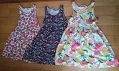 H&M ノースリーブワンピース 3点セット