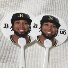 バファローズ　ミニうちわ　エスピノーザ