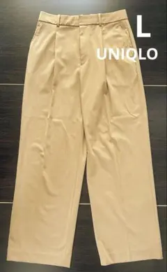 ユニクロ UNIQLO メンズ パンツ L キャメル ベージュ